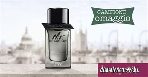 Campione omaggio profumo Burberry 